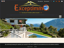 Tablet Screenshot of exceptimmo.com